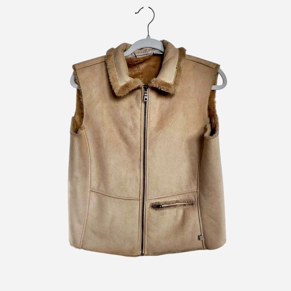 Unbranded Women's Tan and Brown Gilet